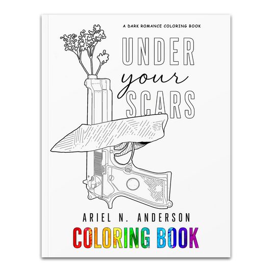 Under Your Scars: Dark Romance Coloring Book | Regular Edition