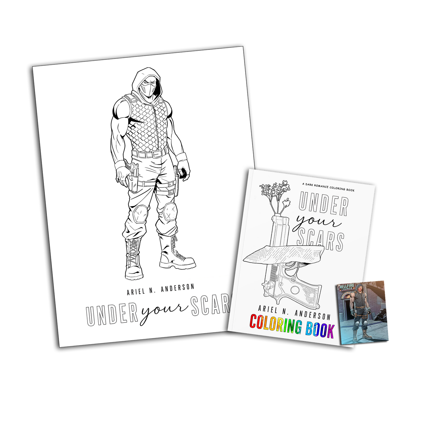 Under Your Scars: Dark Romance Coloring Book | Special Limited Edition